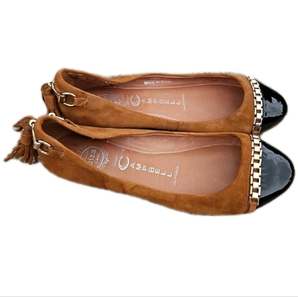 Jeffrey Campbell Womens Brown Gabi Suede Flat 7 - Picture 3 of 12